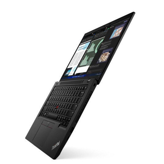 Kannettava tietokone Lenovo ThinkPad L14 AMD Ryzen™ 5 PRO 5675U 35,6 cm (14") kosketusnäyttö Full HD 16 Gt DDR4-SDRAM 512 Gt SSD Wi-Fi 6E (802.11ax) Windows 11 Pro Musta Uusi / Uudelleen pakattu