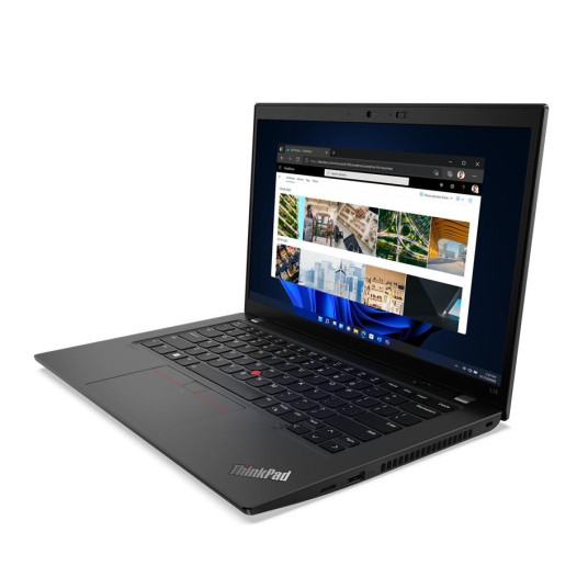 Kannettava tietokone Lenovo ThinkPad L14 AMD Ryzen™ 5 PRO 5675U 35,6 cm (14") kosketusnäyttö Full HD 16 Gt DDR4-SDRAM 512 Gt SSD Wi-Fi 6E (802.11ax) Windows 11 Pro Musta Uusi / Uudelleen pakattu