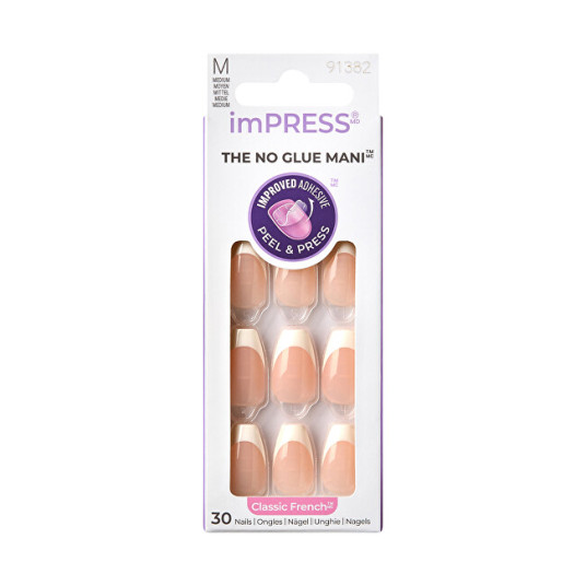 KISS - Itsekiinnittyvät kynnet ImPRESS Nails - Ihanteellinen 30 kpl