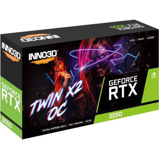 Inno3D GeForce RTX 3050 Twin X2 OC NVIDIA 8 Gt GDDR6