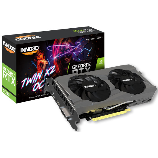 Inno3D GeForce RTX 3050 Twin X2 OC NVIDIA 8 Gt GDDR6