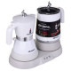 ARIETE 1344 Breakfast Station Sähkökahvinkeitin maidonvaahdottimella 500 W 250/140 ml Valkoinen