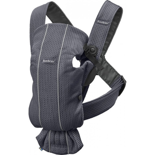 BABYBJÖRN Mini-kantoreppu, antrasiitti, 3D-verkko 021013