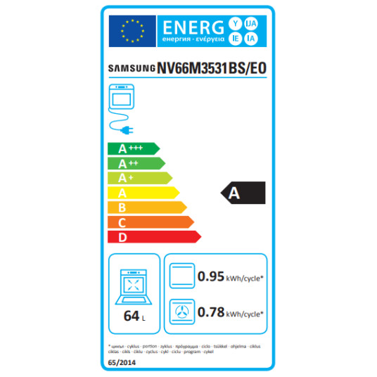 Uuni Samsung NV66M3531BS