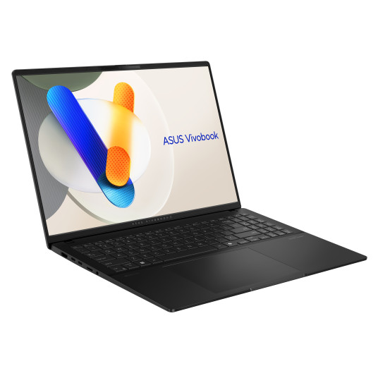 Asus Vivobook S 16 OLED M5606UA-MX080X | Musta | 16 " | OLED | 3.2K | 3200 x 2000 pikseliä | AMD Ryzen 7 | 8845HS | 16 Gt | LPDDR5X | Solid-state-aseman kapasiteetti 1000 Gt | AMD Radeon Graphics | Windows 11 Pro | 802.11ax | Bluetooth-versio 5.3 | Näppäi