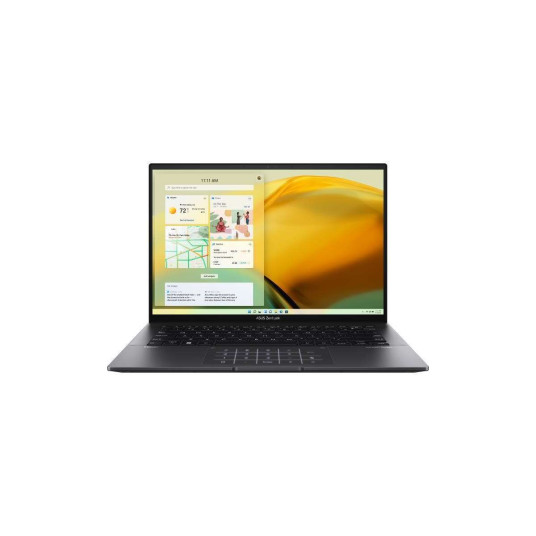 Kannettava tietokone|ASUS|ZenBook-sarja|UM3402YA-KP753W|CPU Ryzen 5|7430U|2300 MHz|2300 MHz|14"|2560x1600|RAM 16GB|LPDDR4x|SSD 512GB|AMD Radeon Graphics|Integrated|ENG|NumberPad|Card Reader microSD|Wi