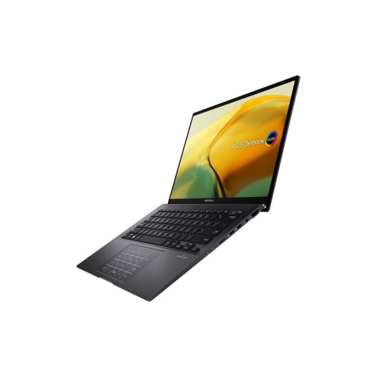 Kannettava tietokone|ASUS|ZenBook-sarja|UM3402YA-KP753W|CPU Ryzen 5|7430U|2300 MHz|2300 MHz|14"|2560x1600|RAM 16GB|LPDDR4x|SSD 512GB|AMD Radeon Graphics|Integrated|ENG|NumberPad|Card Reader microSD|Windows 11 Home|Musta|1.35 kg|90NB0W95-M01D80