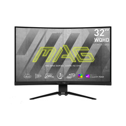 MSI MAG 325CQRXFDE, 80 cm (31,5") 240 Hz, WQHD, VA - DP, 2x HDMI, USB-C