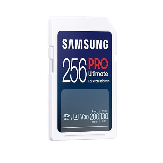 Samsung PRO Ultimate SDXC 256GB UHS-I U3 [Zapis 130MB/s Odczyt 200MB/s] z czytnikiem