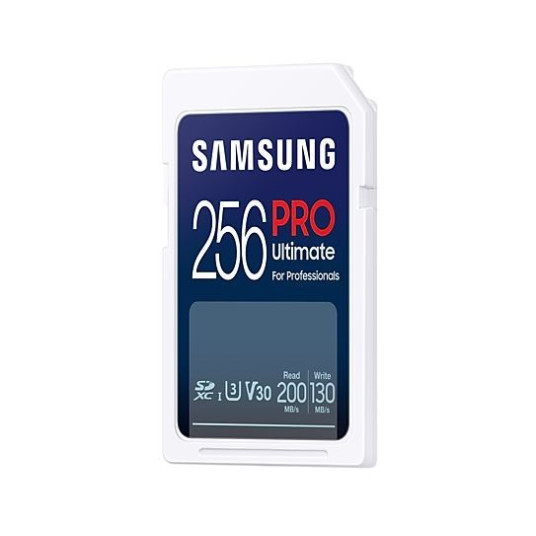 Samsung PRO Ultimate SDXC 256GB UHS-I U3 [Zapis 130MB/s Odczyt 200MB/s] z czytnikiem