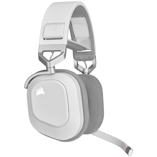 Kuulokkeet Corsair HS80 RGB White