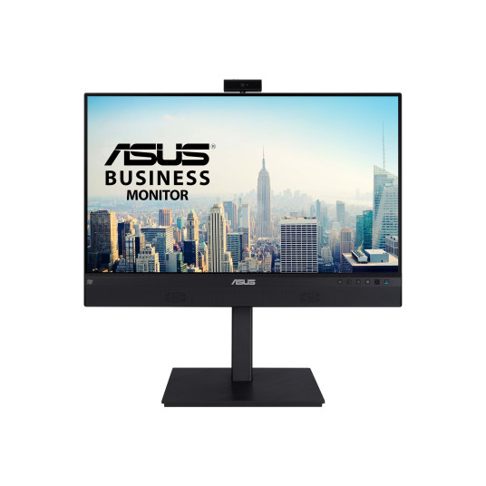 ASUS 23,8" 1080P VIDEONEUVOTTELUNÄYTTÖ (BE24ECSNK) - FULL HD, IPS, SISÄLLINEN SÄÄDETTÄVÄ 2MP WEBCAM, AI MENUA VAIMISTAVA MIC, SILMIENHOITO, USB-C-TELAKKO, RJ45, KORKEUS SÄÄDETTY HDMI