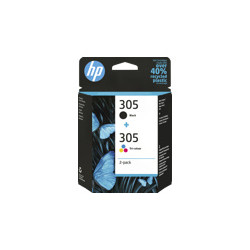 HP 305 kaksi pakettia 6ZD17AE Instant Ink - pikamuste