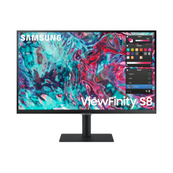 68,6 cm/27" (3840x2160) Samsung ViewFinity S8 S27B800TGU 16:9 5ms IPS HDMI 2xThunderbolt4 VESA Pivot 4K Musta