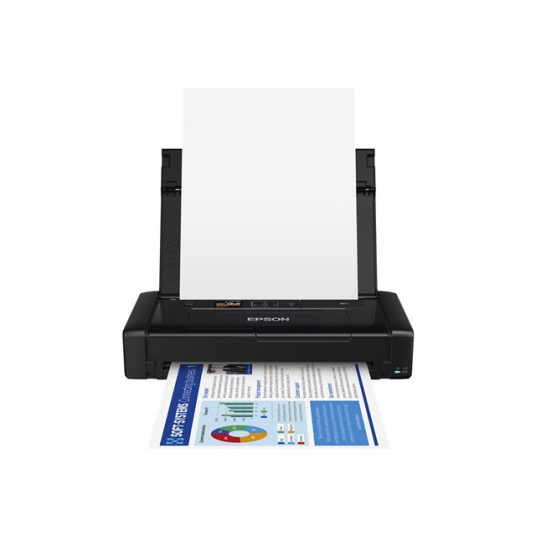 T Epson WorkForce WF-110W mobiililaite Tintenstrahldrucker A4 USB WLAN WiFi Direct sis. Akku