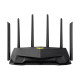 Asus Wireless Wifi 6 Dual Band Gaming Router TUF-AX6000 802.11ax, 1148+4804 Mbit/s, 10/100/1000 Mbit/s, Ethernet LAN (RJ-45) portit 5, Antennityyppi Ulkoinen