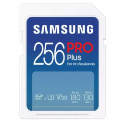 Samsung PRO Plus SDXC 256 Gt UHS-I U3 [Zapis 130MB/s Odczyt 180MB/s] v 2023