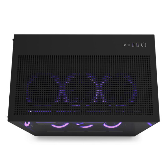 NZXT H9 Flow musta