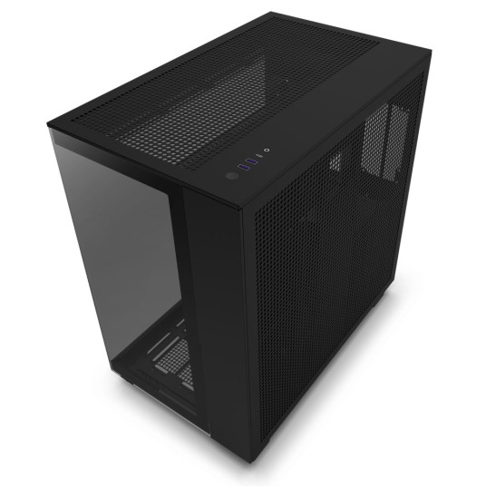 NZXT H9 Flow musta