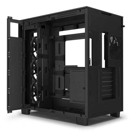 NZXT H9 Flow musta