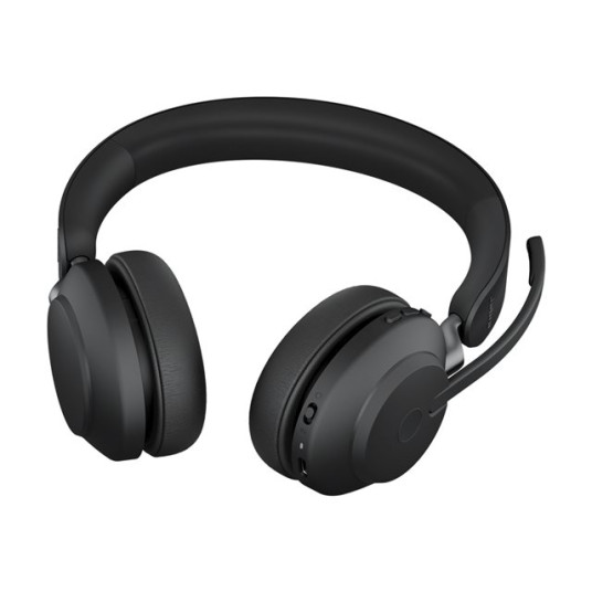 Kuulokkeet Jabra Evolve2 65 UC Stereo Headset + Charging Stand Black