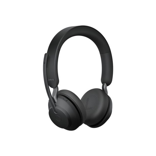 Kuulokkeet Jabra Evolve2 65 UC Stereo Headset + Charging Stand Black