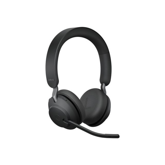 Kuulokkeet Jabra Evolve2 65 UC Stereo Headset + Charging Stand Black