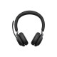 Kuulokkeet Jabra Evolve2 65 UC Stereo Headset + Charging Stand Black