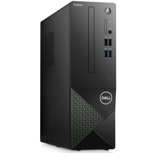 Dell Vostro SFF 3710 -pöytätietokone, torni, Intel Core i5, i5-12400, sisäinen muisti 16 Gt, DDR4, SSD 512 Gt, Intel UHD Graphics 730, DVD-asema, näppäimistön kieli englanti, Windows 11 Pro, tak