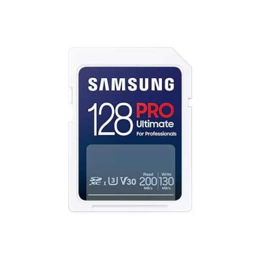 Samsung PRO Ultimate SDXC 128GB UHS-I U3 [Zapis 130MB/s Odczyt 200MB/s]