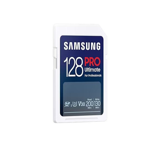 Samsung PRO Ultimate SDXC 128GB UHS-I U3 [Zapis 130MB/s Odczyt 200MB/s]