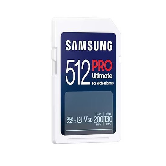 Samsung PRO Ultimate SDXC 512GB UHS-I U3 [Zapis 130MB/s Odczyt 200MB/s]