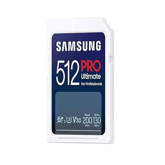 Samsung PRO Ultimate SDXC 512GB UHS-I U3 [Zapis 130MB/s Odczyt 200MB/s]