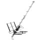 One For All SV9357-5G UHF/VHF -ulkoantenni 10-15 dB vahvistuksella ja LTE-suodattimella