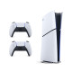 Pelikonsoli Sony Playstation 5 Slim Digital Edition (PS5) 1TB White + lisäohjain Sony DualSense PS5