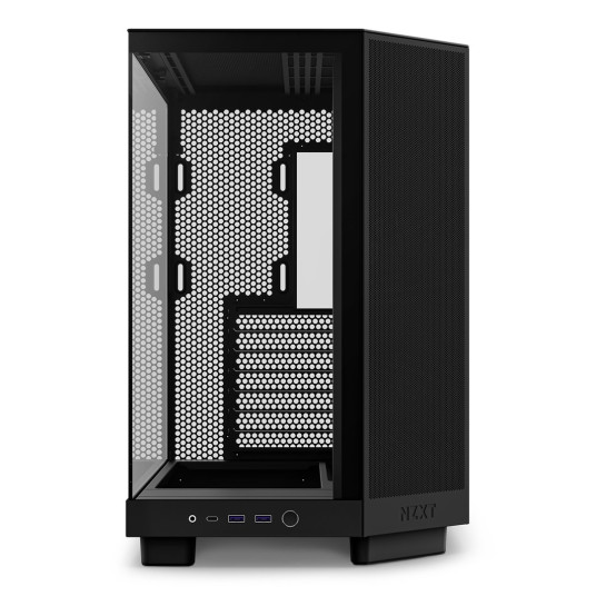 NZXT H6 Flow musta