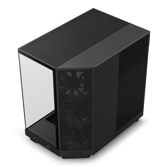 NZXT H6 Flow musta