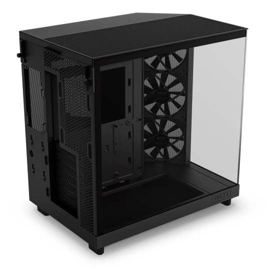 NZXT H6 Flow musta