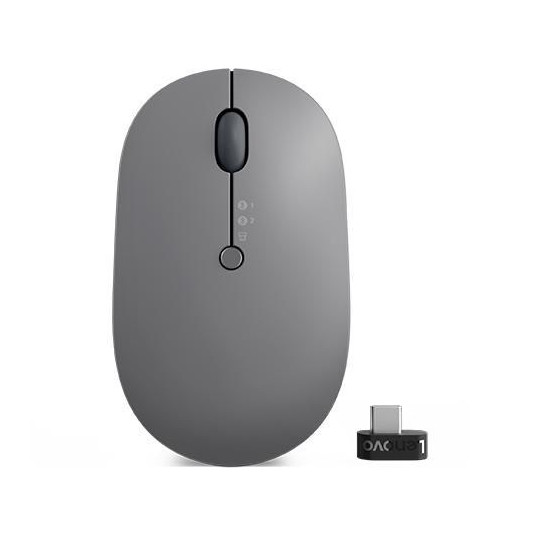 Lenovo Go Multi-Device Tietokonehiiri Molemmat kädet RD Wireless + Bluetooth Optical 2400 DPI