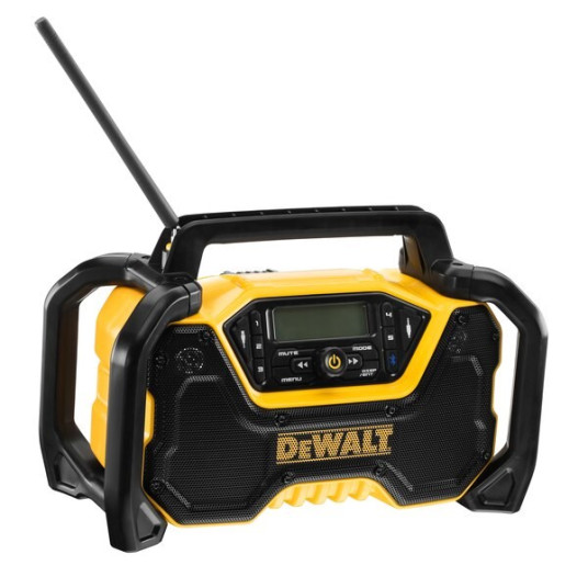 Kannettava DEWALT DCR029-QW radiovastaanotin, musta, keltainen