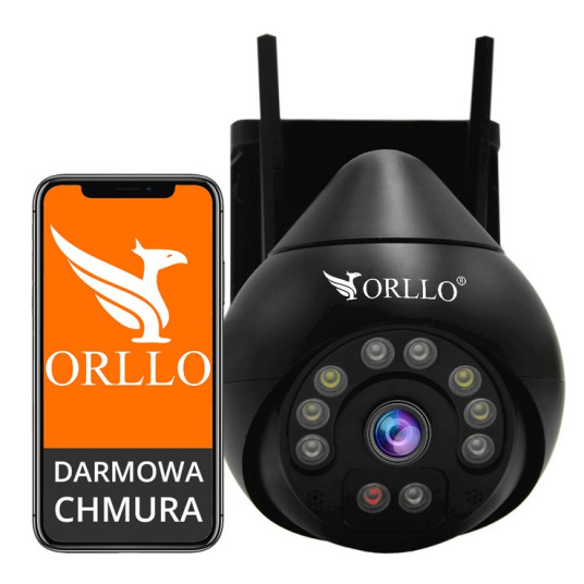 "Orllo IP-kamera Z8 Pro WiFi ulkokäyttöön Kääntyvä yö väri 4 MP