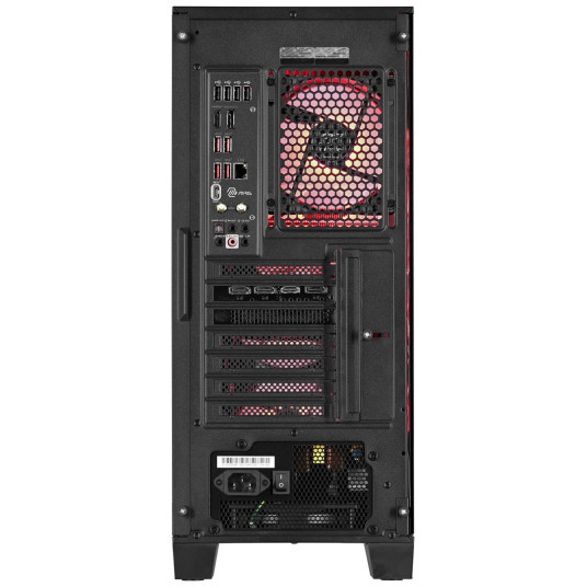 Kiinteä tietokone Actina 5901443389507 PC AMD Ryzen™ 7 5700X3D 32 GB DDR4-SDRAM 1 TB SSD NVIDIA GeForce RTX 4060 Ti "Midi Tower" Musta