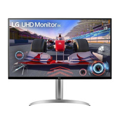 LCD-monitori|LG|31,5"|Panel VA|3840x2160|16:9|144 Hz|Matti|5 ms|Kaiuttimet|Pivot|Korkeussäädettävä|Kallistus|Väri musta / valkoinen|32UQ750P-W