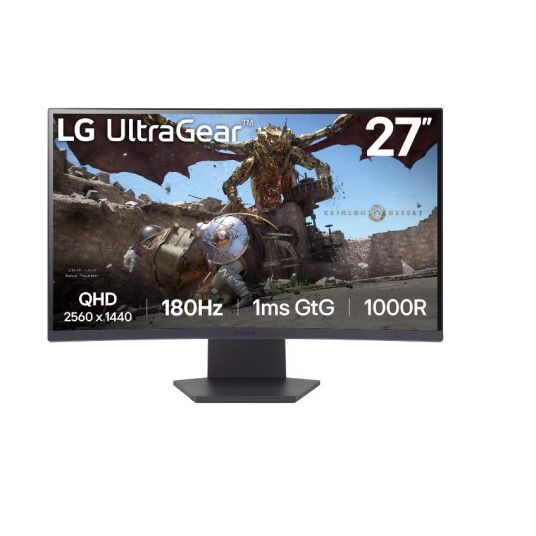 LG 27GS60QC-B | 27 " | VA | QHD | 16:9 | 180 Hz | 1 ms | 2560 x 1440 pikseliä | 300 cd/m² | HDMI-portit määrä 2