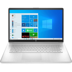 HP 17-cn3053cl i3-1335U 17,3" FHD AG 250nit IPS 12GB_3200MHz SSD512 IrisXe WiFi6 BT5 USB-C 41Wh Win11 Natural Silver REPACK Uusi / Pakkaa uudelleen