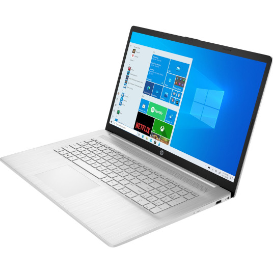 HP 17-cn3053cl i3-1335U 17,3" FHD AG 250nit IPS 12GB_3200MHz SSD512 IrisXe WiFi6 BT5 USB-C 41Wh Win11 Natural Silver REPACK Uusi / Pakkaa uudelleen