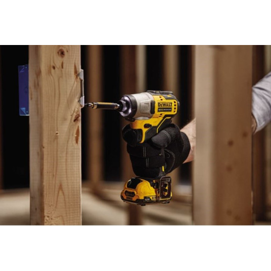 DEWALT DCF801N-XJ sähköinen ruuvimeisseli tai iskutyökalu 1/4" 12V musta, keltainen