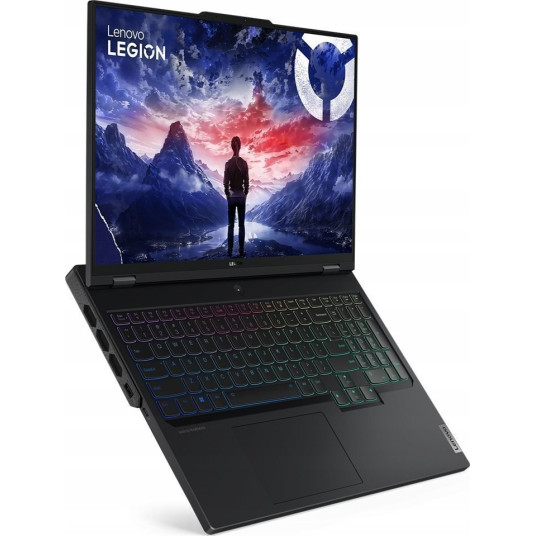 Kannettava tietokone Lenovo Legion Pro 7 16IRX9H i9-14900HX 16" WQXGA IPS 500nits 500nits AG 240Hz 32GB DDR5 5600 SSD1TB GeForce RTX 4090 16GB Win11 Eclipse Musta