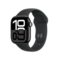 Älykello Apple Watch Series 10 GPS 42mm Jet Black Aluminium Case with Black Sport Band - S/M