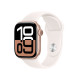 Älykello Apple Watch Series 10 GPS 42mm Rose Gold Aluminium Case with Light Blush Sport Band - M/L